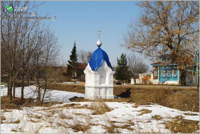 Неизвестная часовня, Абросимово (Камешковский район, Владимирская область). фасады, Вид с юго-востока