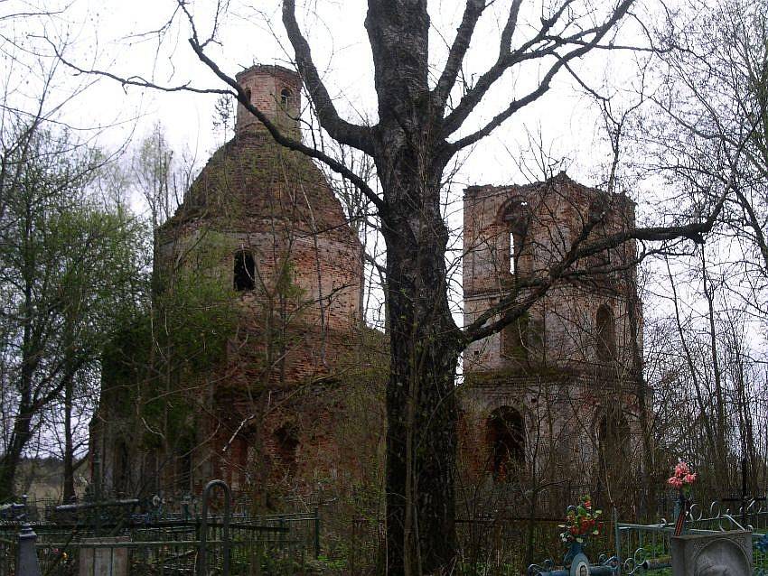 Церковь Покрова Пресвятой Богородицы, Дрогачёво (Нелидовский городской округ, Тверская область). фасады, вид с северо-запада