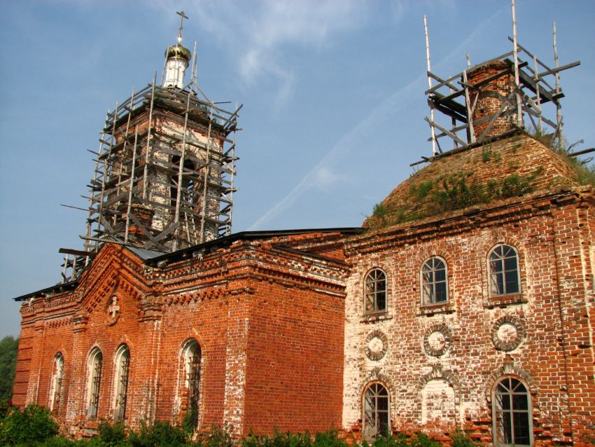 Церковь Георгия Победоносца, Дьяково (Вачский район, Нижегородская область). фасады