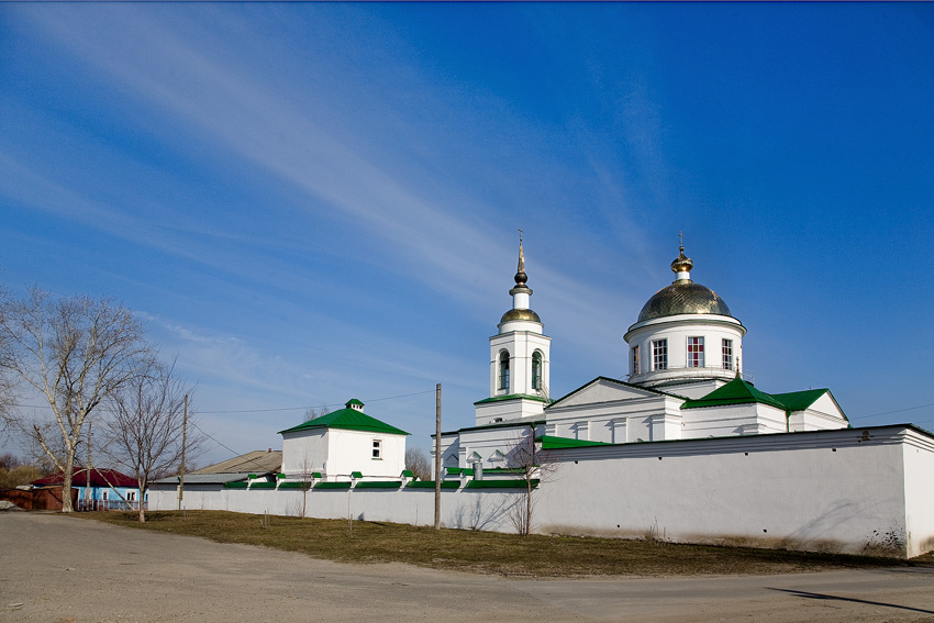Церковь Казанской иконы Божией Матери, Грязи (Грязинский район, Липецкая область). общий вид в ландшафте