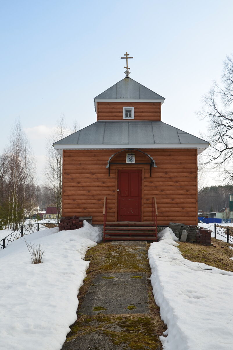 Часовня Рождества Пресвятой Богородицы, Мокрое (Куйбышевский район, Калужская область). фасады, Западный фасад