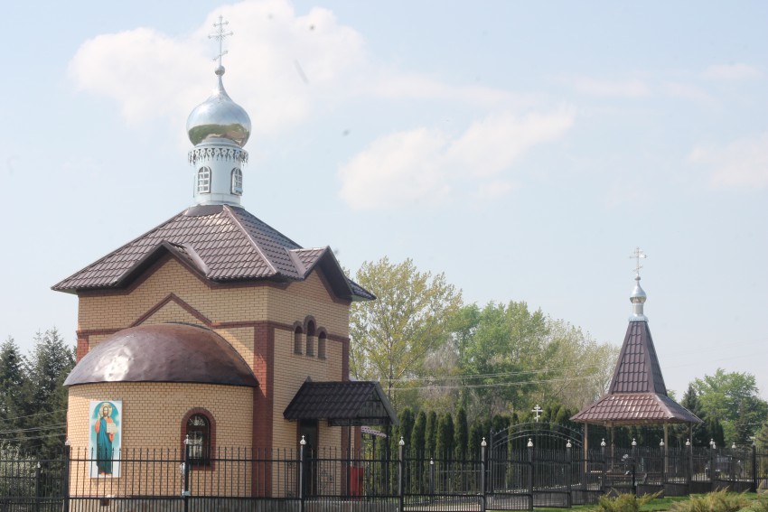 Церковь Казанской иконы Божией Матери, Барсуково (Становлянский район, Липецкая область). общий вид в ландшафте