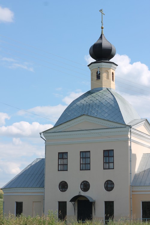 Церковь Казанской иконы Божией Матери, Кологривово (Новодеревеньковский район, Орловская область). общий вид в ландшафте