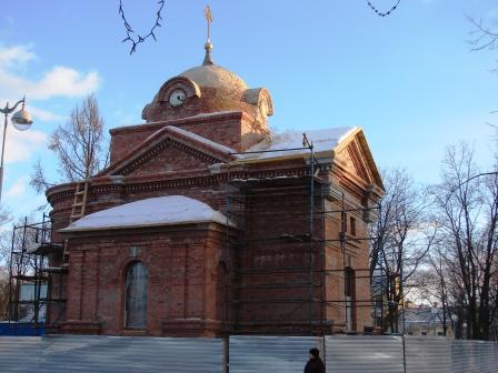 Часовня Тихвинской иконы Божией Матери в Кронштадте (новая), Кронштадт (Санкт-Петербург, Кронштадтский район, г. Санкт-Петербург). фасады