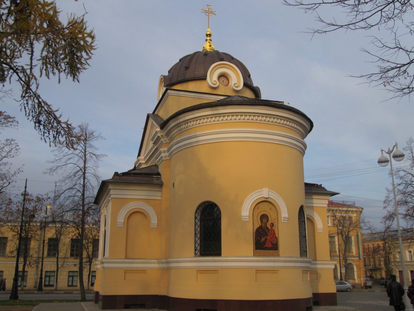 Часовня Тихвинской иконы Божией Матери в Кронштадте (новая), Кронштадт (Санкт-Петербург, Кронштадтский район, г. Санкт-Петербург). фасады