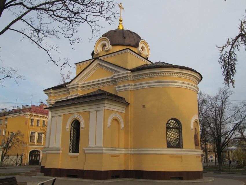 Часовня Тихвинской иконы Божией Матери в Кронштадте (новая), Кронштадт (Санкт-Петербург, Кронштадтский район, г. Санкт-Петербург). фасады