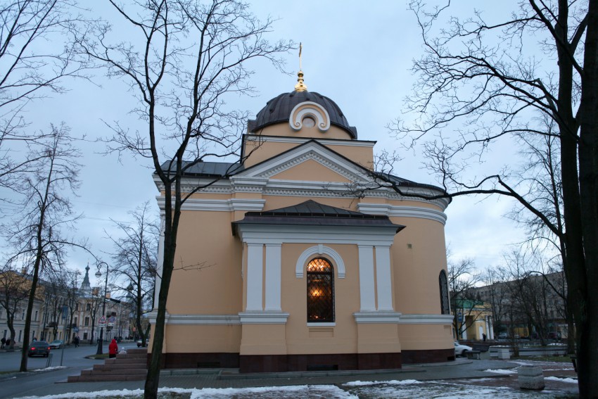 Часовня Тихвинской иконы Божией Матери в Кронштадте (новая), Кронштадт (Санкт-Петербург, Кронштадтский район, г. Санкт-Петербург). фасады