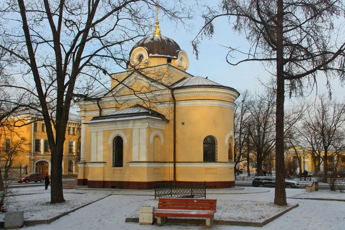 Часовня Тихвинской иконы Божией Матери в Кронштадте (новая), Кронштадт (Санкт-Петербург, Кронштадтский район, г. Санкт-Петербург). фасады