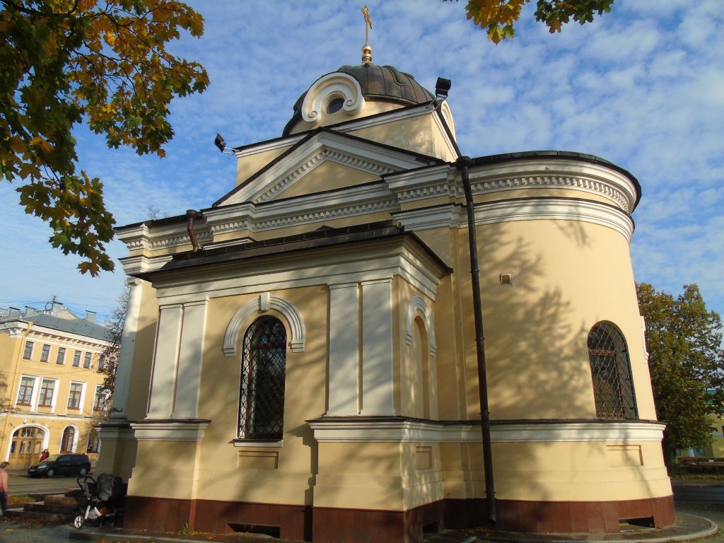 Часовня Тихвинской иконы Божией Матери в Кронштадте (новая), Кронштадт (Санкт-Петербург, Кронштадтский район, г. Санкт-Петербург). фасады