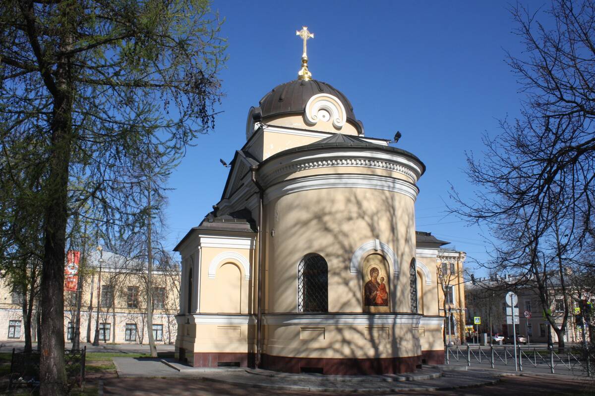 Часовня Тихвинской иконы Божией Матери в Кронштадте (новая), Кронштадт (Санкт-Петербург, Кронштадтский район, г. Санкт-Петербург). фасады