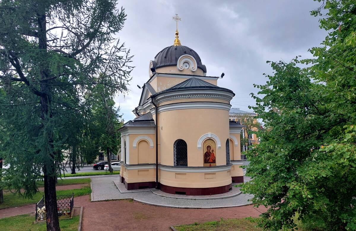 Часовня Тихвинской иконы Божией Матери в Кронштадте (новая), Кронштадт (Санкт-Петербург, Кронштадтский район, г. Санкт-Петербург). фасады