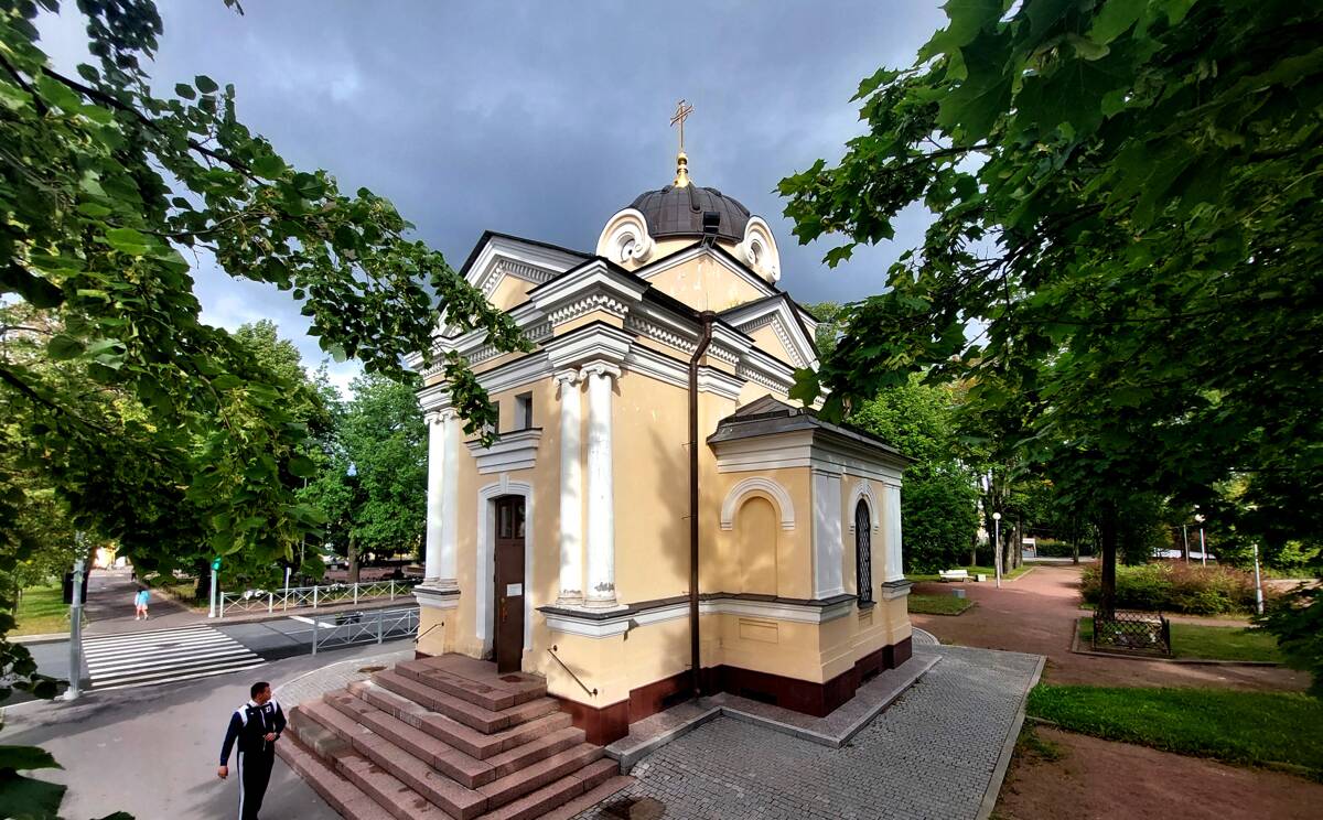 Часовня Тихвинской иконы Божией Матери в Кронштадте (новая), Кронштадт (Санкт-Петербург, Кронштадтский район, г. Санкт-Петербург). фасады
