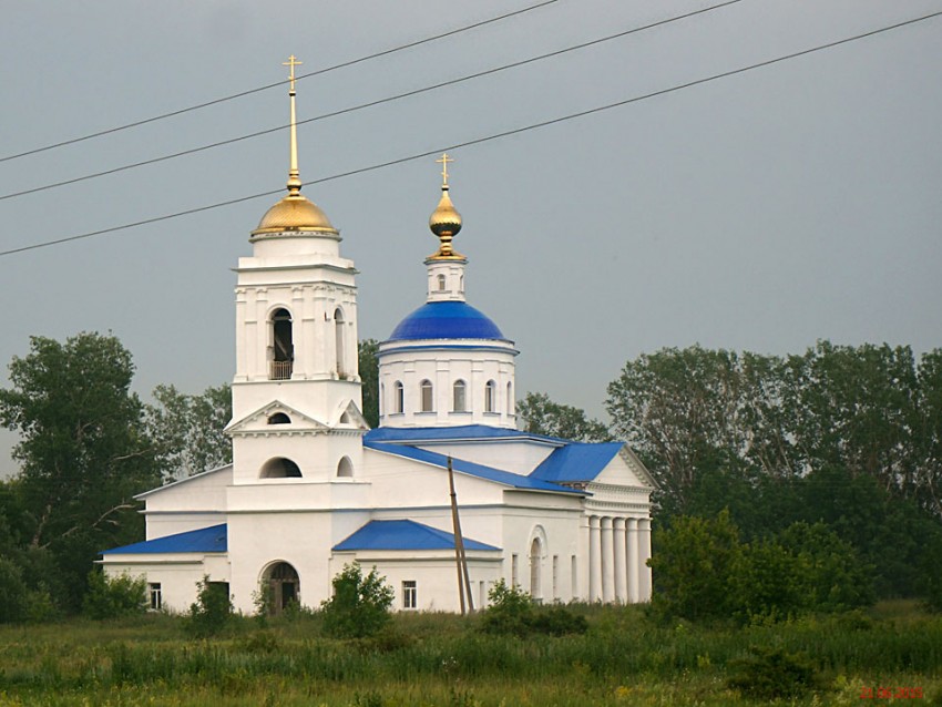 Большое Самарино. Церковь Казанской иконы Божией Матери. фасады