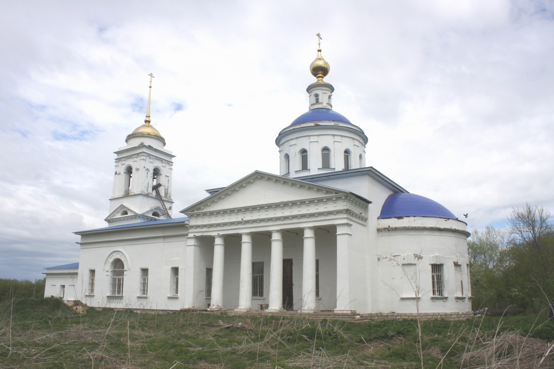 Церковь Казанской иконы Божией Матери, Большое Самарино (Ряжский район, Рязанская область). фасады