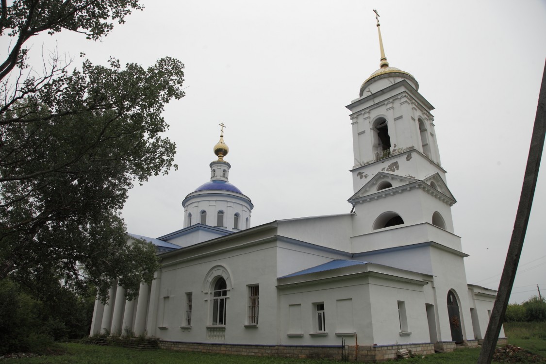 Церковь Казанской иконы Божией Матери, Большое Самарино (Ряжский район, Рязанская область). фасады