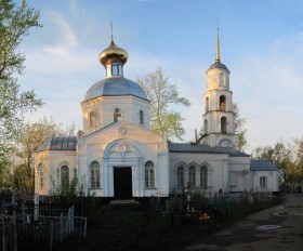 Ряжск. Церковь Успения Пресвятой Богородицы на кладбище