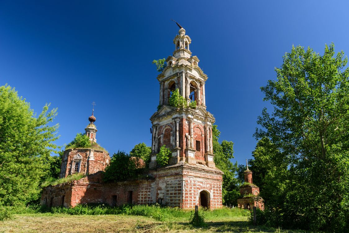 Церковь Преображения Господня, Большое Село (Пронский район, Рязанская область). художественные фотографии, Большое Село. Церковь Спаса Преображения
