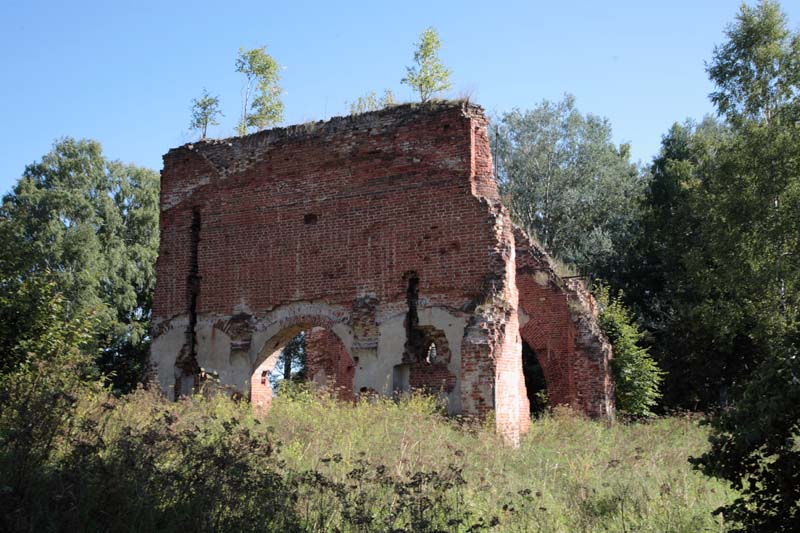 Дубровка. Церковь Спаса Преображения. фасады