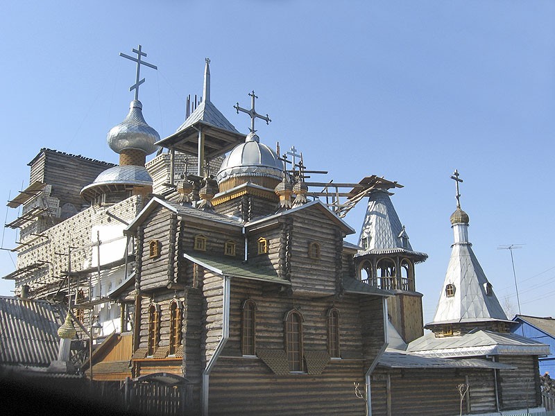 Алтухово. Церковь Покрова Пресвятой Богородицы. общий вид в ландшафте