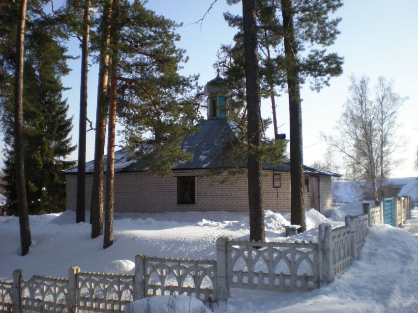 Церковь Иверской иконы Божией Матери, Лыкошино (Бологовский район, Тверская область). общий вид в ландшафте