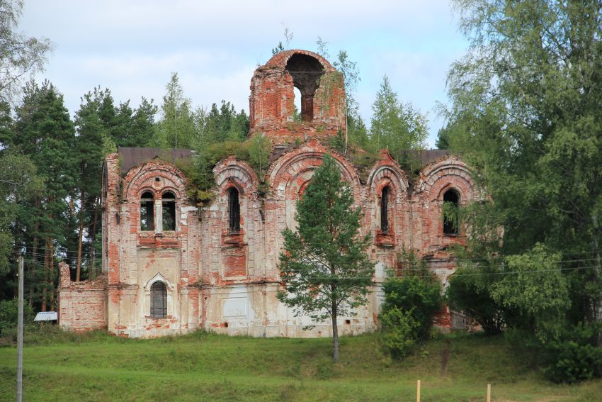 Лыкошино. Церковь Иверской иконы Божией Матери (старая). фасады