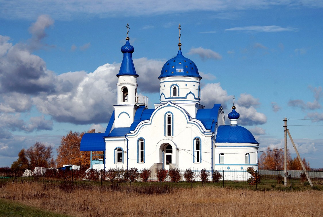 Церковь Сергия Радонежского, Большая Поляна (Тербунский район, Липецкая область). фасады