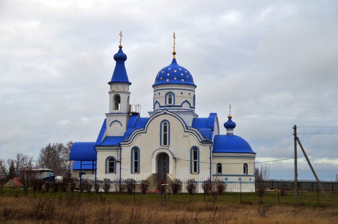Церковь Сергия Радонежского, Большая Поляна (Тербунский район, Липецкая область). фасады