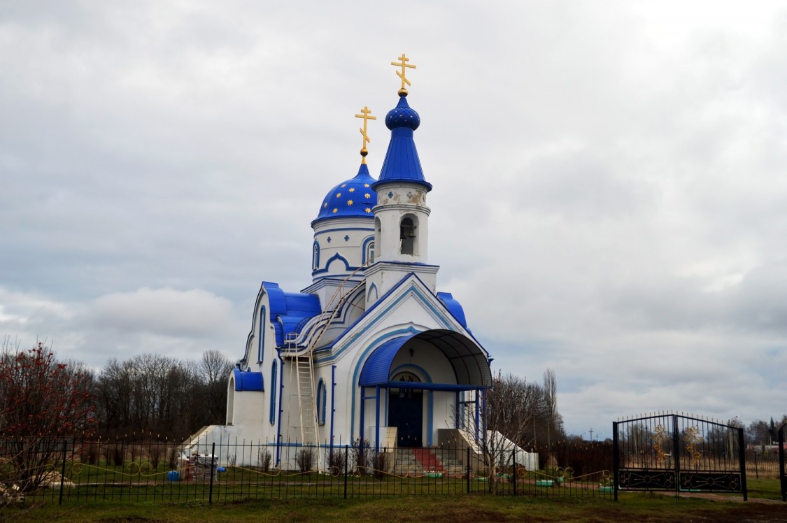 Большая Поляна. Церковь Сергия Радонежского. фасады