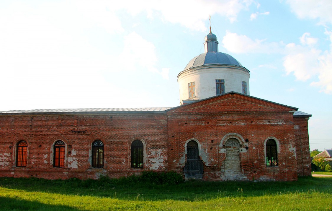 Церковь Казанской иконы Божией Матери (старая), Черкассы (Елецкий район и г. Елец, Липецкая область). фасады