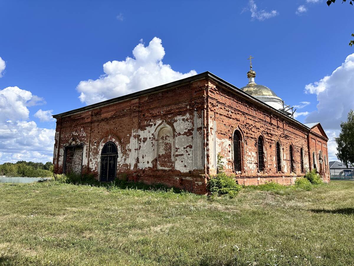Церковь Казанской иконы Божией Матери (старая), Черкассы (Елецкий район и г. Елец, Липецкая область). фасады