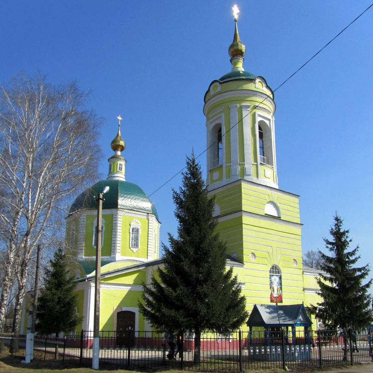 Церковь Михаила Архангела, Кривополянье (Чаплыгинский район, Липецкая область). фасады, вид с северо-запада