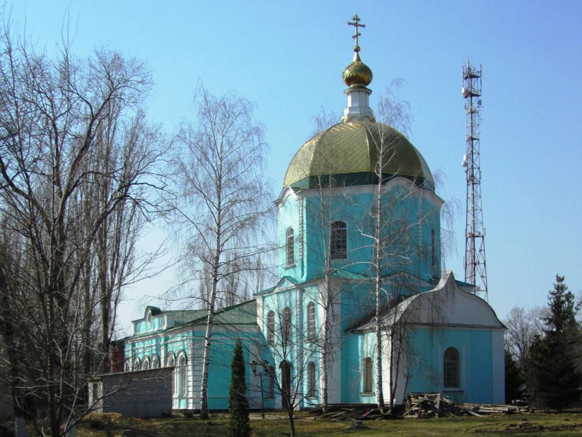 Чаплыгин. Церковь Вознесения Господня. фасады, вид с юго-востока