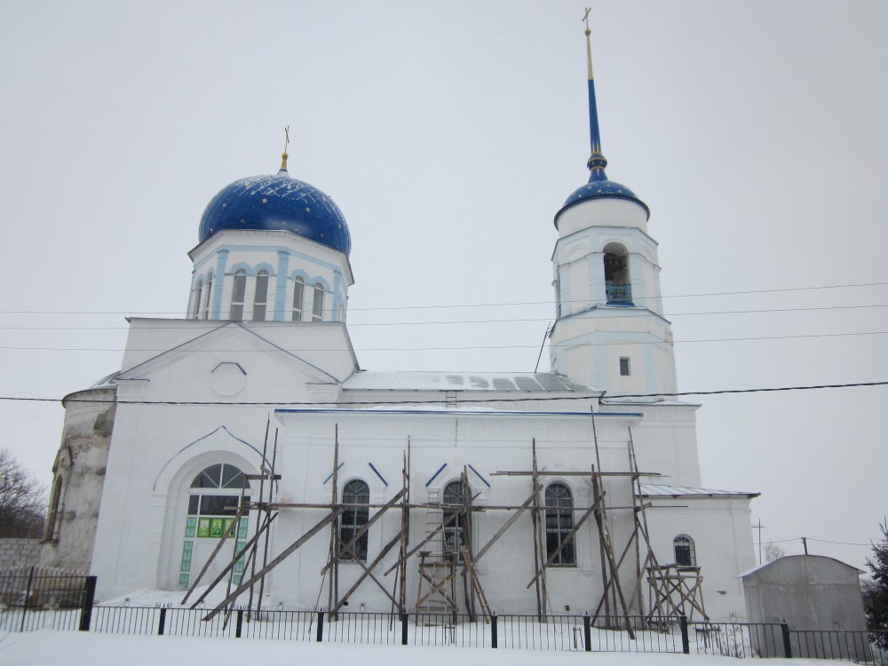 Чаплыгин. Церковь Николая Чудотворца в Заречье. фасады