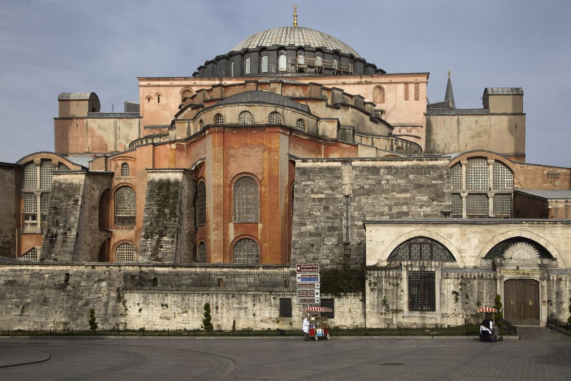 Турция, Стамбул, Стамбул. Собор Софии, Премудрости Божией, фотография. фасады, восточный фасад