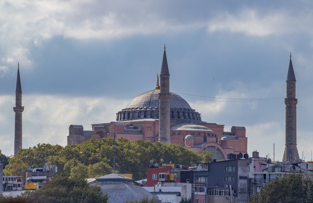 Стамбул. Собор Софии, Премудрости Божией. фасады, Вид с севера, с Босфора