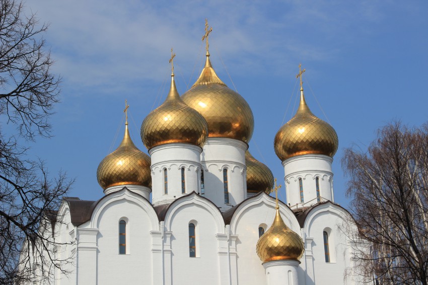 Ярославль. Кафедральный собор Успения Пресвятой Богородицы (новый). архитектурные детали