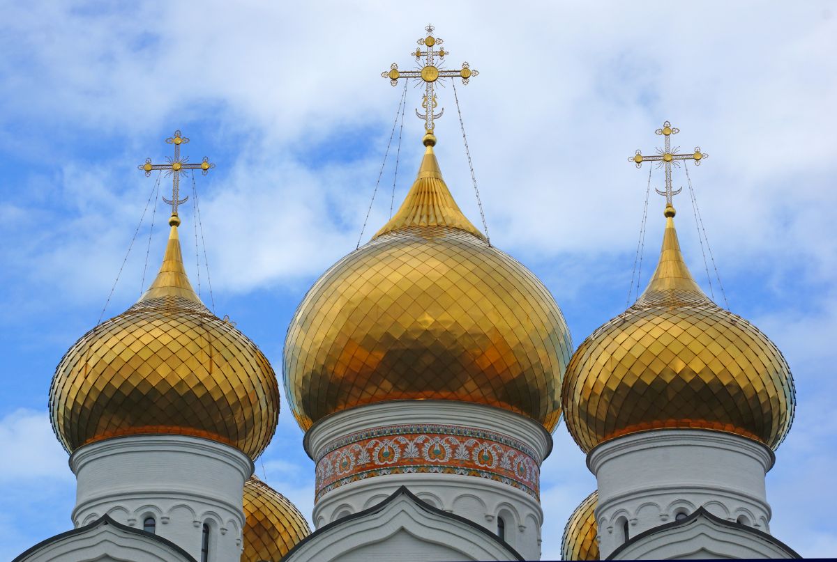 Ярославль. Кафедральный собор Успения Пресвятой Богородицы (новый). архитектурные детали