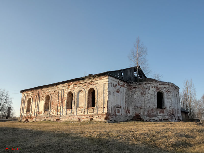 Церковь Георгия Победоносца, Броди (Мошенской район, Новгородская область). фасады