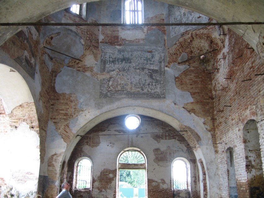 Церковь Троицы Живоначальной (Вознесения Господня?), Вислая Поляна (Тербунский район, Липецкая область). интерьер и убранство