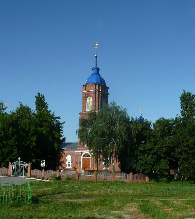 Сухая Лубна. Церковь Покрова Пресвятой Богородицы. фасады