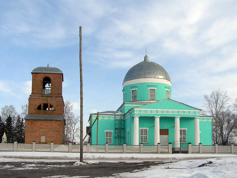 Церковь Сергия Радонежского, Волчье (Добровский район, Липецкая область). фасады