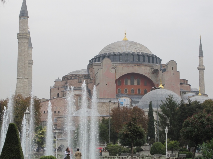 Турция, Стамбул, Стамбул. Собор Софии, Премудрости Божией, фотография. общий вид в ландшафте