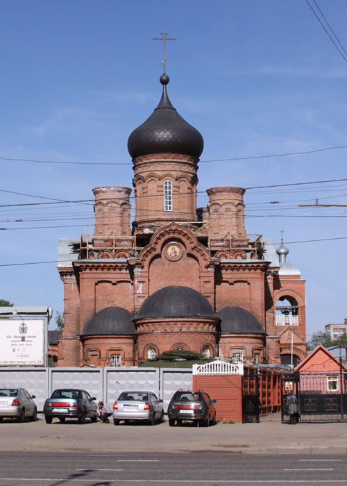 Иваново. Церковь Владимирской иконы Божией Матери. общий вид в ландшафте