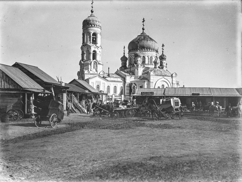 Бийск. Кафедральный собор Успения Пресвятой Богородицы. архивная фотография, Частная коллекция. Фото 1900-х годов