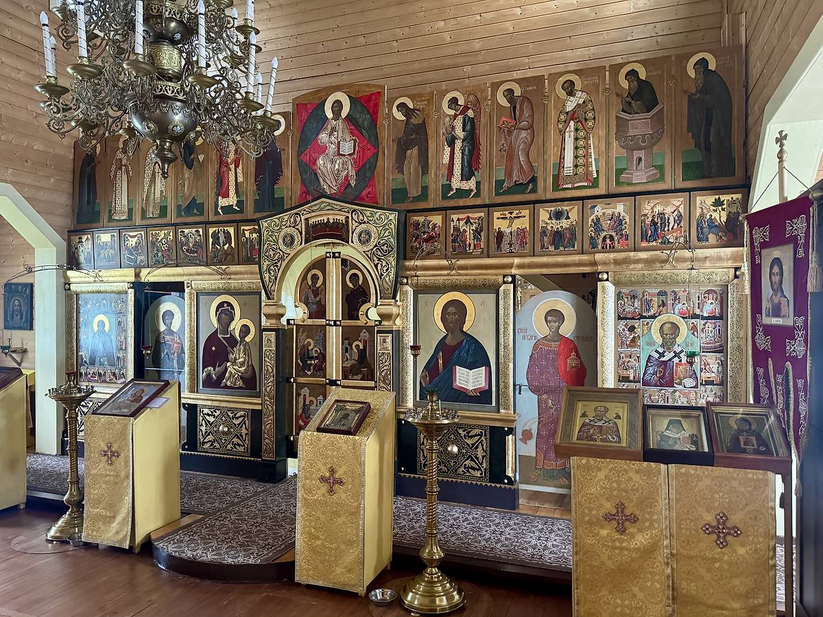 Иконостас, интерьер и убранство. Церковь Николая Чудотворца, Тарногский Городок (Тарногский район, Вологодская область)