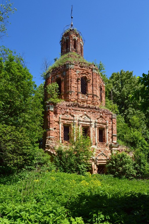 Церковь Казанской иконы Божией Матери, Богородское (Ферзиковский район, Калужская область). фасады, Вид с юго-запада