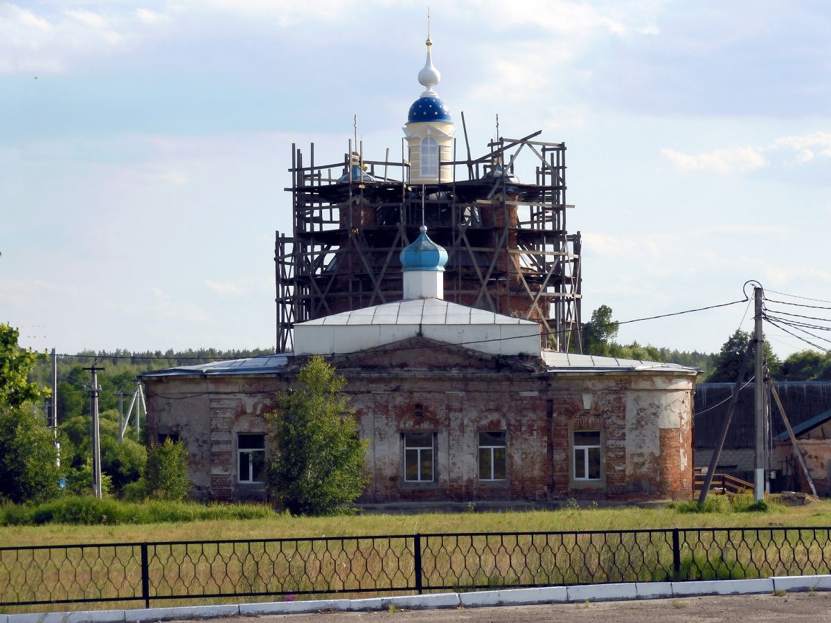 Саввино. Церковь Троицы Живоначальной (старая). документальные фотографии