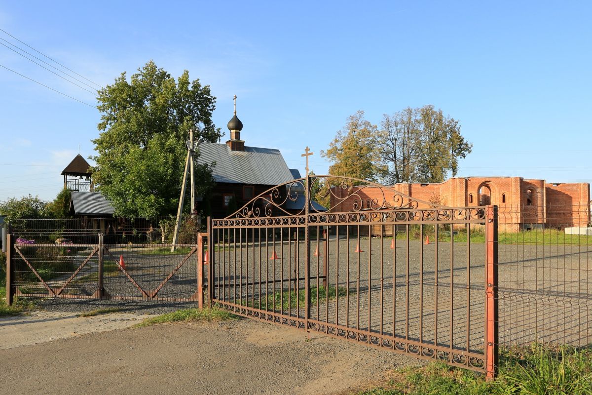 Церковь Иоанна Златоуста, Козино (Красногорский городской округ, Московская область). общий вид в ландшафте