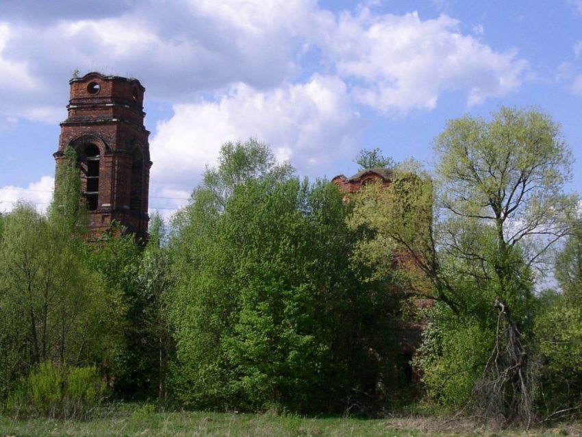 Церковь Рождества Христова, Борщёвка (Ферзиковский район, Калужская область). фасады, вид с юга