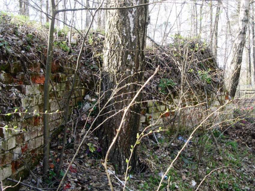 Церковь Покрова Пресвятой Богородицы, Васютино (Орехово-Зуевский городской округ, Московская область). архитектурные детали, остатки апсиды